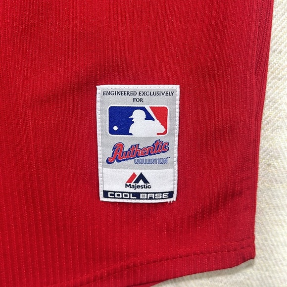 Red Sox Dustin Pedroia # 15 Majestic jersey - EUC - Picture 4 of 4